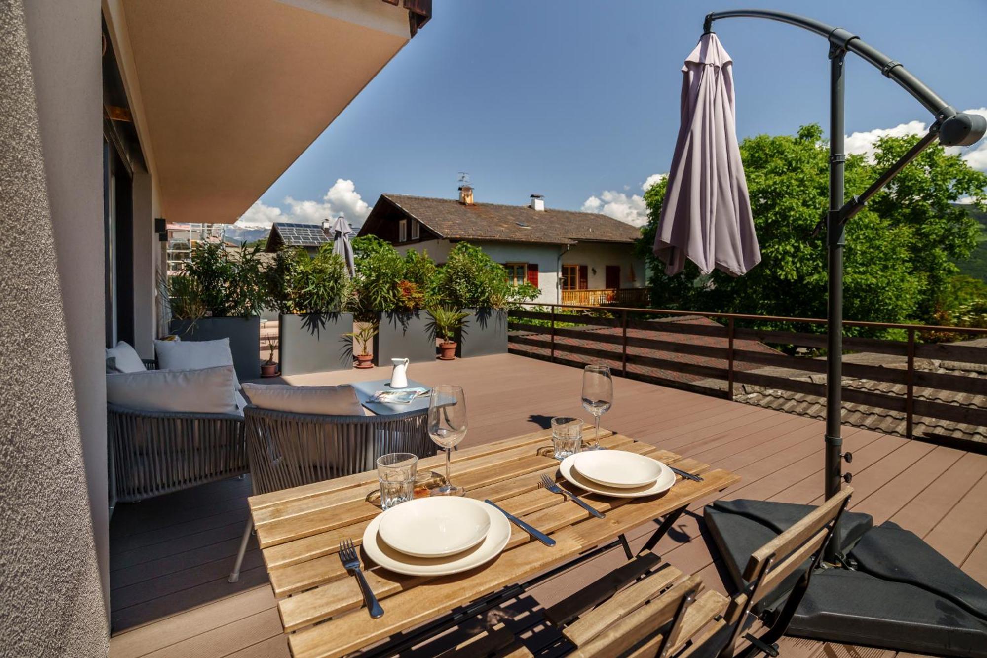 Mountain View Suites Tisens 外观 照片